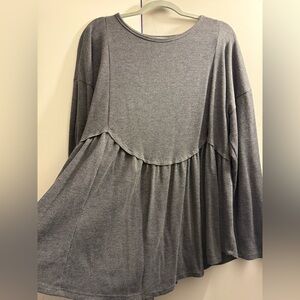 Arula Huxley Waffle Long Sleeve Top